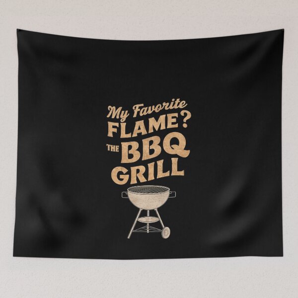 Item preview, My Favorite Flame? The BBQ Grill Funny Gift For Firefighters designed and sold by CosmicFreedom9.