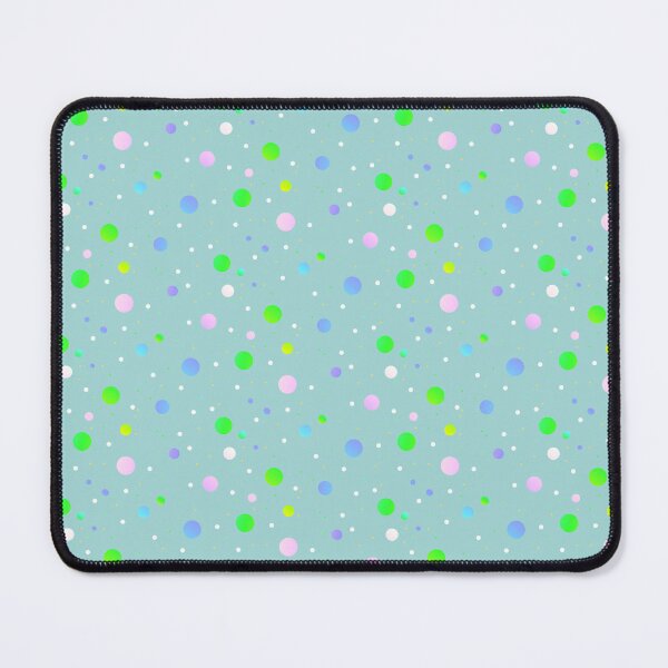 Item preview, Neutral turquoise dots | Pale green blue multi color dot pattern designed and sold by lausn.