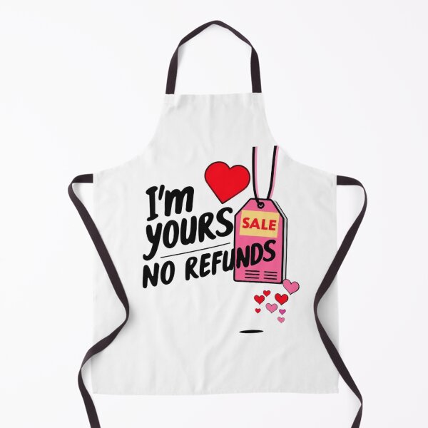 Item preview, No Refunds No Returns Funny Sarcastic Valentine's Day Shirt designed and sold by cirereyes.