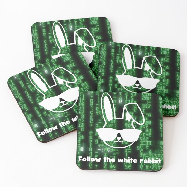 Item preview, "Follow the white rabbit!" Wake up, Neo. Matrix. designed and sold by TheRubberOnion.