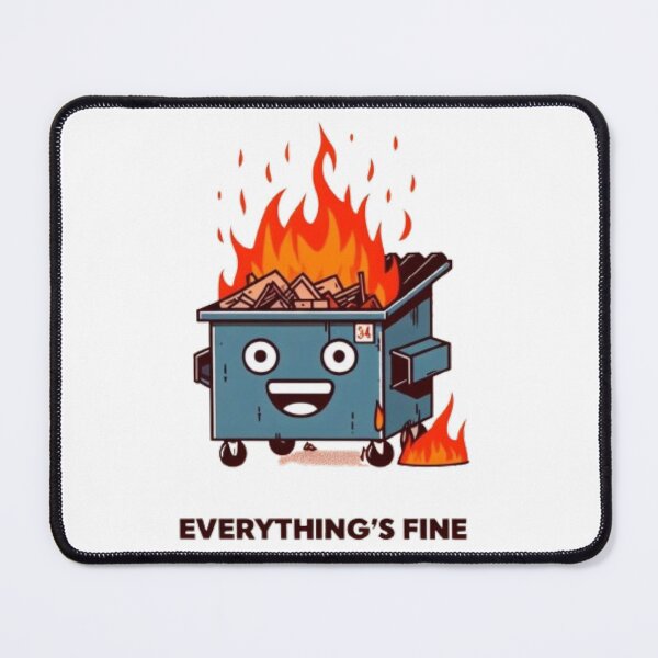 Item preview, Everything is fine, Mood Vibes 16 designed and sold by Fictio ⭐​⭐​⭐​⭐​⭐​.
