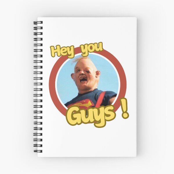 Item preview, Hey you guys! - Class Sloth quote - The Goonies - yellow / orange designed and sold by TheRubberOnion.