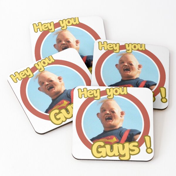 Item preview, Hey you guys! - Class Sloth quote - The Goonies - yellow / orange designed and sold by TheRubberOnion.
