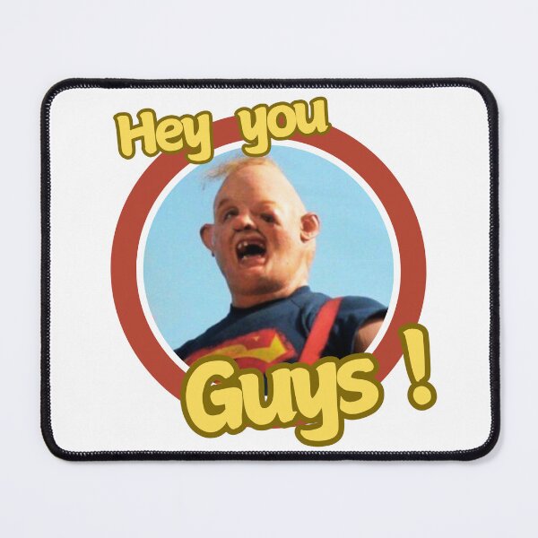Item preview, Hey you guys! - Class Sloth quote - The Goonies - yellow / orange designed and sold by TheRubberOnion.
