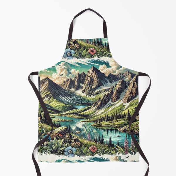 Item preview, Tranquil Mountain Waters and Wildflower Meadows designed and sold by Meta2Physical.