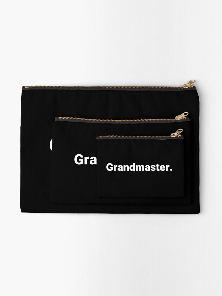 Thumbnail 2 of 4, Zipper Pouch, Grandmaster. designed and sold by steventheodore.