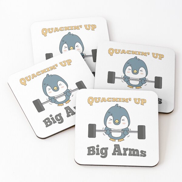 Item preview, Swole Duck - Quackin’ Up Big Arms designed and sold by bettercolors.