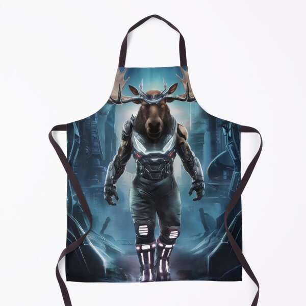 Item preview, Cybernetic moose warrior. designed and sold by MyHappyArtShop.