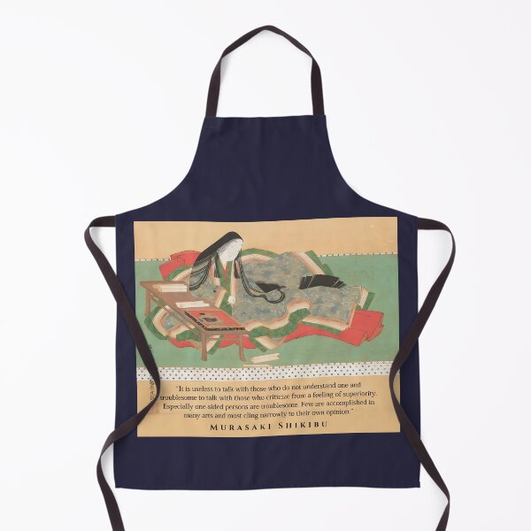 Item preview, Murasaki Shikibu quote: “It is useless to talk with those who do not understand one and troublesome to talk with those who criticize from a feeling of superiority. designed and sold by artbleed.