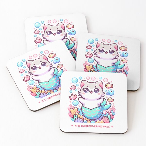 Item preview, Cute Marmaid Cat designed and sold by OceanicGlow.