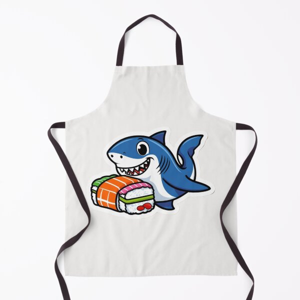 Item preview, Shark having sushi| Sushi lover | Japanese food at Gobble Gala designed and sold by Kids GobbleGala.