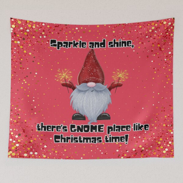 Item preview, Sparkle and Shine This Holiday – Cute Santa Gnome Christmas Design with Sparkles | Festive Holiday Decor and Gifts designed and sold by Gnome to Express.