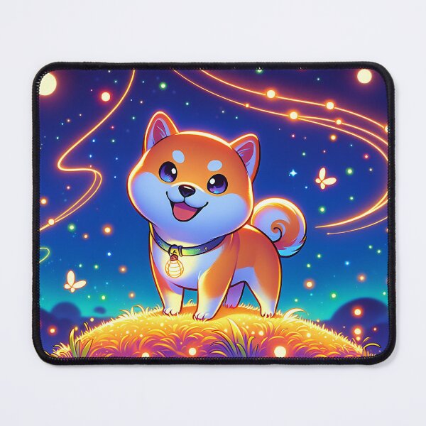 Item preview, Adorable Shiba Inu in a Starry Nightscape designed and sold by Taans-Creation.