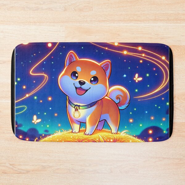 Item preview, Adorable Shiba Inu in a Starry Nightscape designed and sold by Taans-Creation.