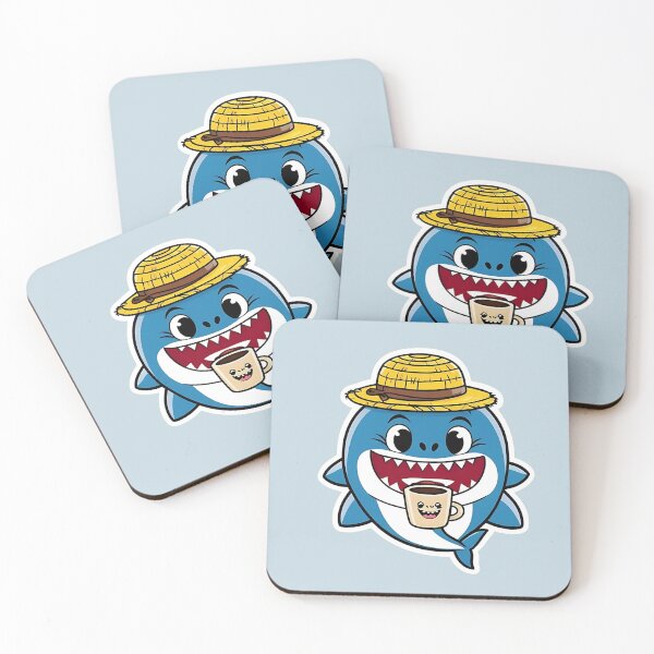 Item preview, Shark having Coffee | Coffee-Lovers | I want my coffee | Gobble Gala  designed and sold by Kids GobbleGala.