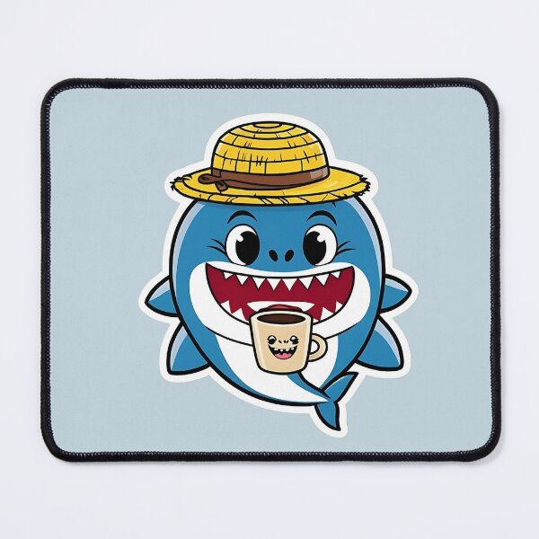 Item preview, Shark having Coffee | Coffee-Lovers | I want my coffee | Gobble Gala designed and sold by Kids GobbleGala.