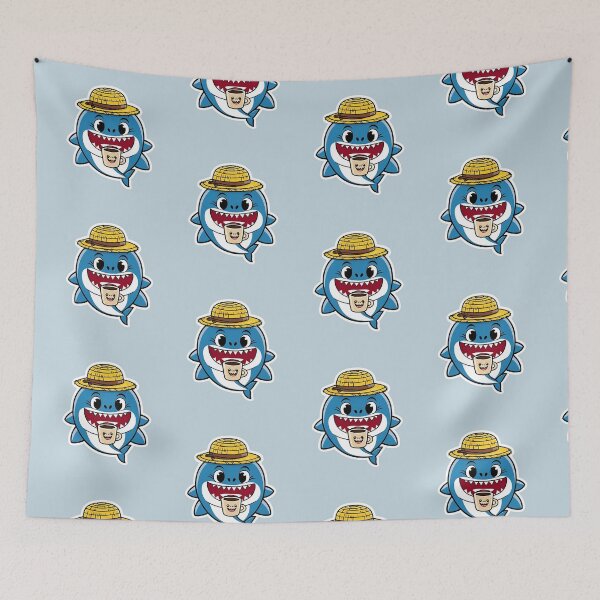 Item preview, Shark having Coffee | Coffee-Lovers | I want my coffee | Gobble Gala  designed and sold by Kids GobbleGala.