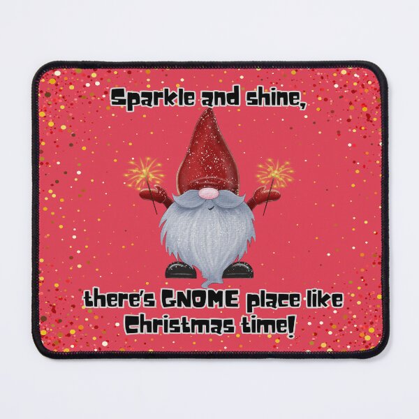 Item preview, Sparkle and Shine This Holiday – Cute Santa Gnome Christmas Design with Sparkles | Festive Holiday Decor and Gifts designed and sold by Gnome to Express.