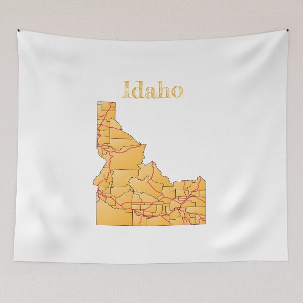 Item preview, Idaho Counties & Major Roads designed and sold by PhilbonianDezin.