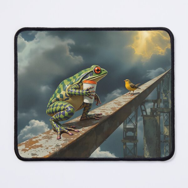 Item preview, Coffee Frog and Warbler designed and sold by HabitableMoons.