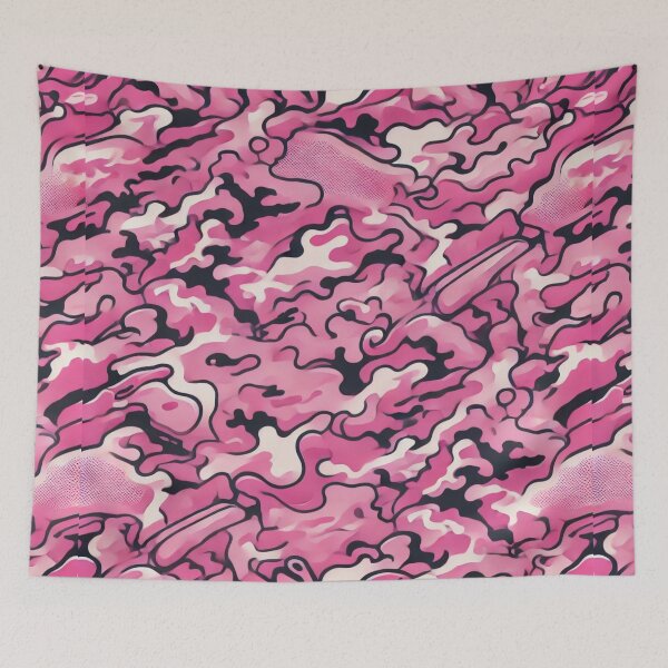 Item preview, Vibrant Pink Camouflage Pattern designed and sold by Meta2Physical.
