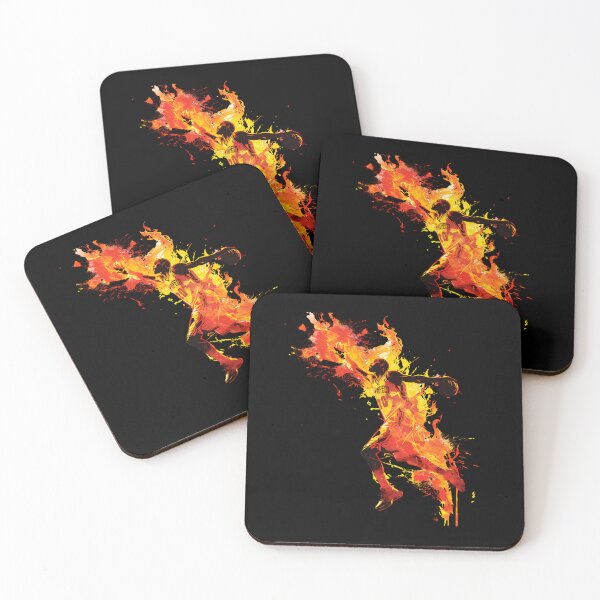 Item preview, Basketball player on fire designed and sold by SBizin.