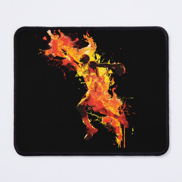 Item preview, Basketball player on fire designed and sold by SBizin.