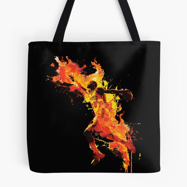 Item preview, Basketball player on fire designed and sold by SBizin.