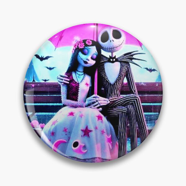 Item preview, Jack and Sally Eternal Love – Nightmare Before Christmas-Inspired Art for Gifts designed and sold by Earth Nature Creations.