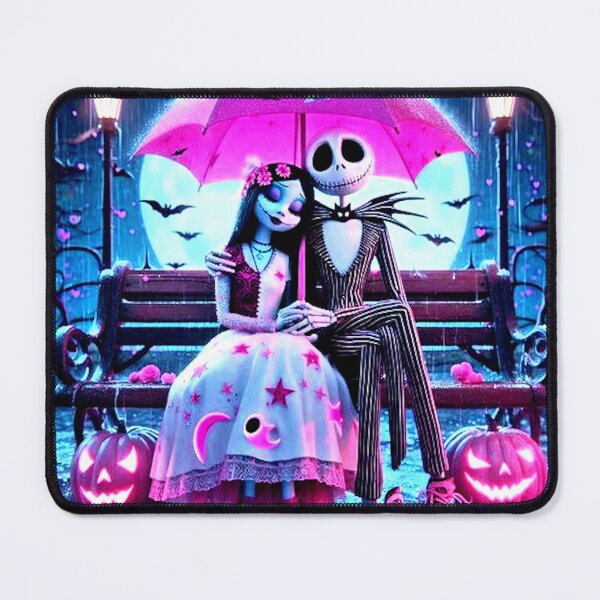 Item preview, Jack and Sally Eternal Love – Nightmare Before Christmas-Inspired Art for Gifts designed and sold by Earth Nature Creations.