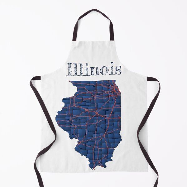 Item preview, Illinois Counties & Major Highways designed and sold by PhilbonianDezin.