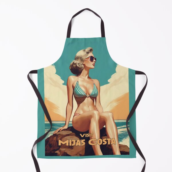 Item preview, Mijas Costa Retro style Travel poster designed and sold by Boxing Kangaroo Retail Company.
