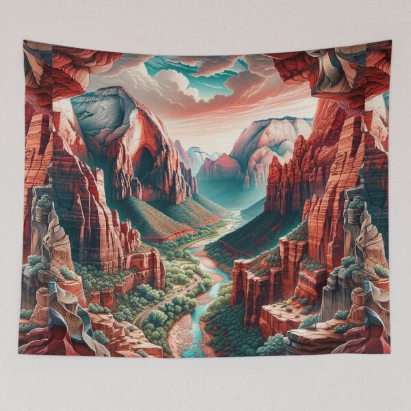 Item preview, National Parks Series #6 – Zion Canyon Wonders designed and sold by Meta2Physical.