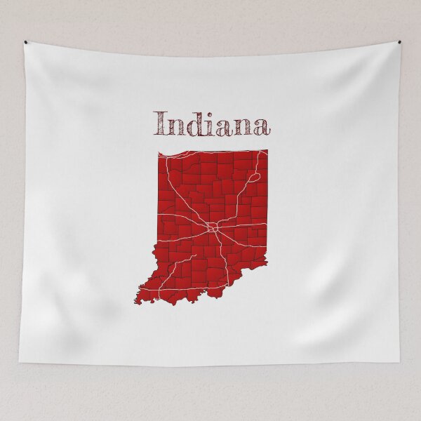 Item preview, Indiana Counties & Interstates designed and sold by PhilbonianDezin.