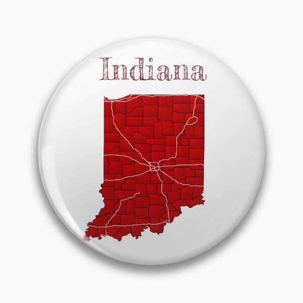 Item preview, Indiana Counties & Interstates designed and sold by PhilbonianDezin.