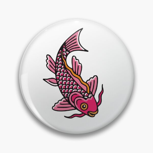 Artikelvorschau, Japanischer rosa Fisch entworfen und verkauft von OceanStudio224.