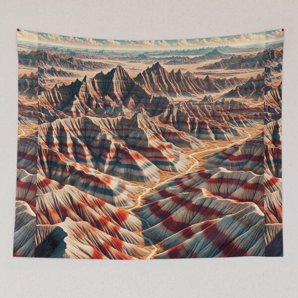 Item preview, National Parks Series #18 – Badlands Endless Horizon designed and sold by Meta2Physical.