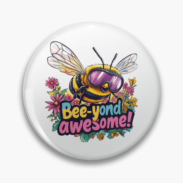Item preview, Bee-yond awesome - Cute Bee designed and sold by LifmusGoDesigns.