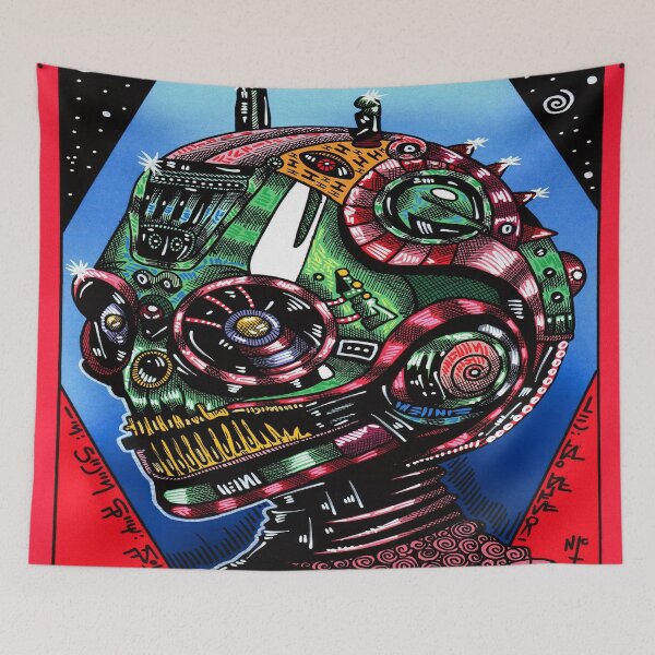 Item preview, THE ROBOTIC SKULL designed and sold by NICSARTWORLD.