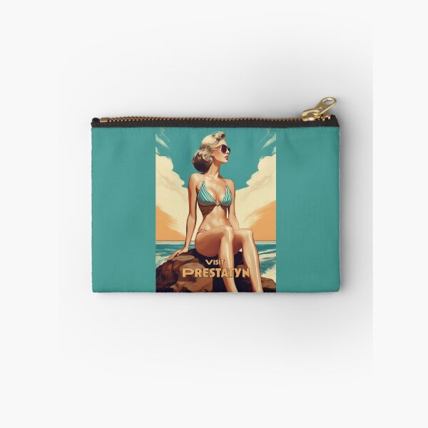 Item preview, Prestatyn Retro style Travel poster designed and sold by Boxing Kangaroo Retail Company.