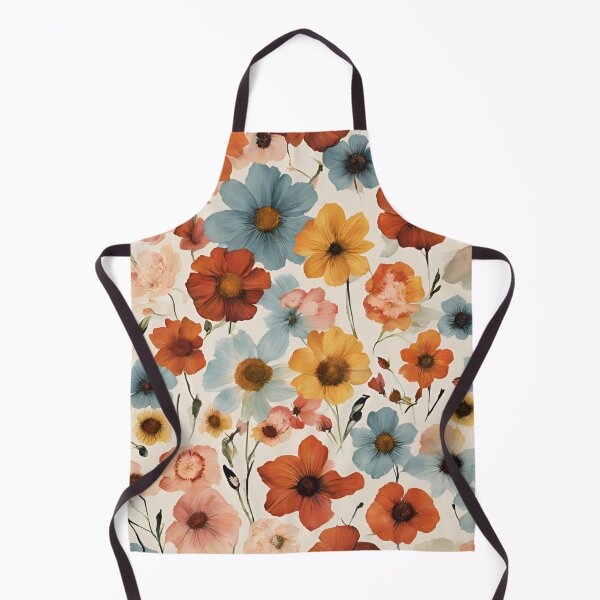 Item preview, Idealic Vintage Wild Flowers Print Red Blue Green Dreamy Romantic designed and sold by stxaris.