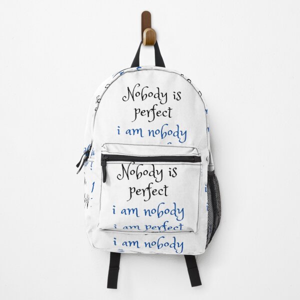 Item preview, "Nobody is Perfect - Witty and Inspirational Quote Design" designed and sold by Kabootri.