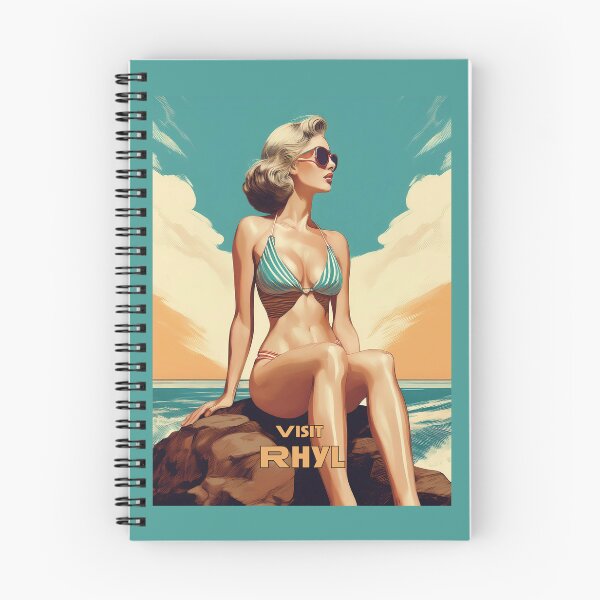 Item preview, Rhyl Retro style Travel poster designed and sold by Boxing Kangaroo Retail Company.