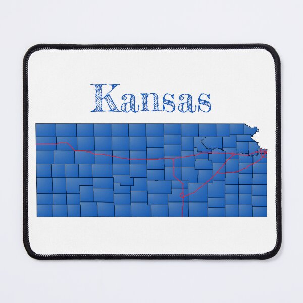 Item preview, Kansas Counties & Interstates designed and sold by PhilbonianDezin.