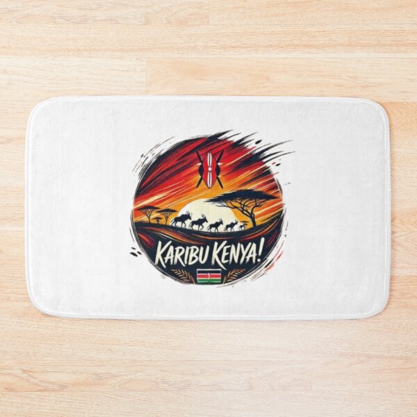 Item preview, Karibu Kenya Logo designed and sold by Shs-Kenya.
