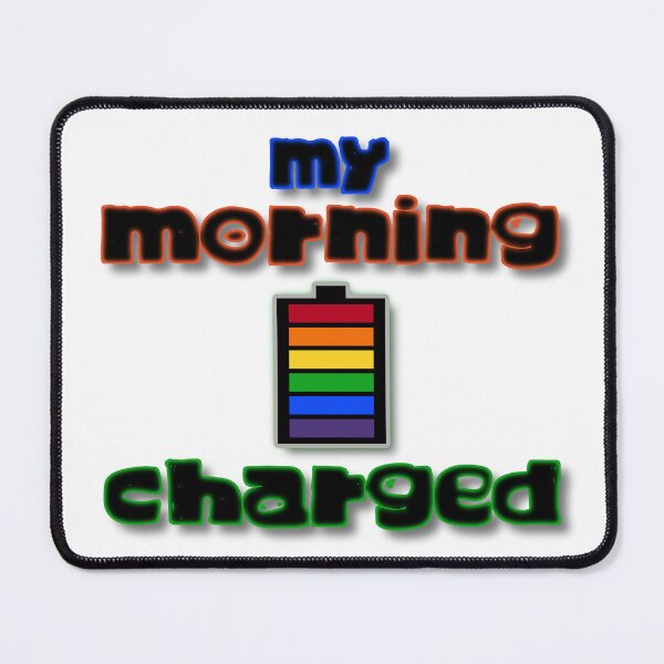 Item preview, My Morning Is Charged designed and sold by Henrylizarraga.