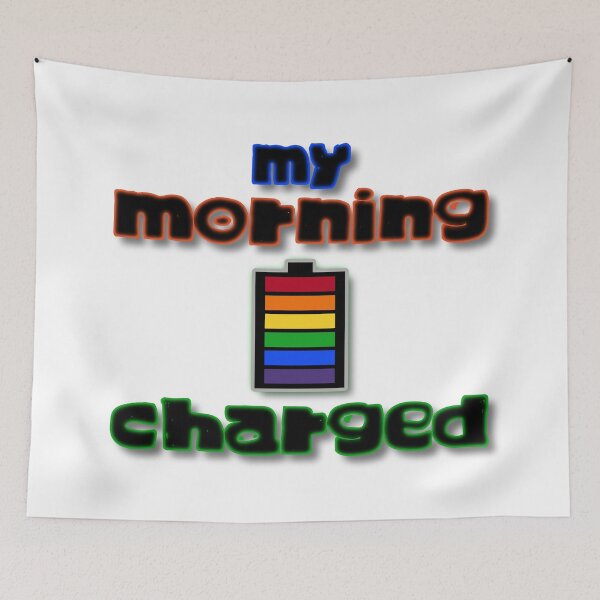 Item preview, My Morning Is Charged designed and sold by Henrylizarraga.