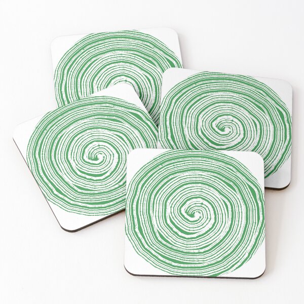 Item preview, Green nature swirl pattern designed and sold by Nigh-designs.