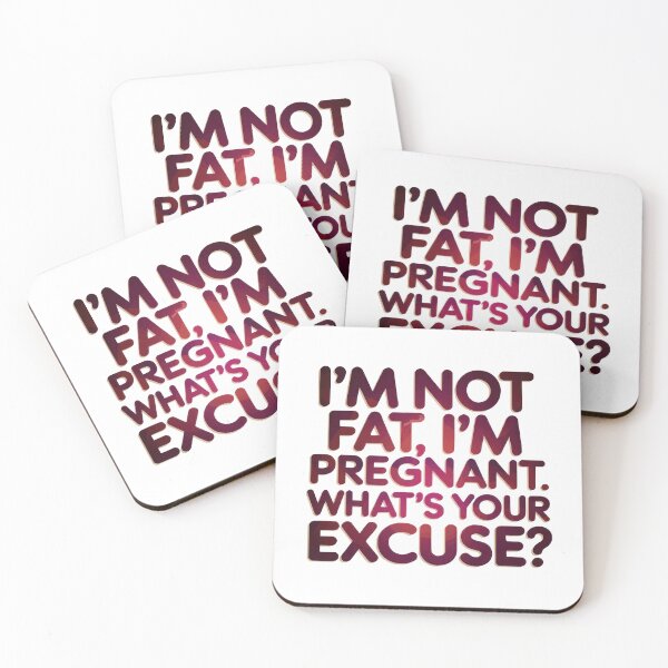 Item preview, I'm Not Fat I'm Pregnant designed and sold by thespecialtyhub.
