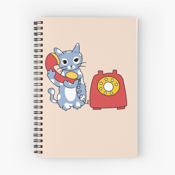 Item preview, Blue Cat calling in a phone  designed and sold by Gowthamsahi.